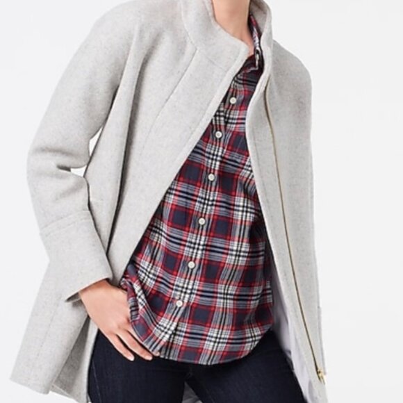 J. Crew City Coat Wool Blend - Picture 13 of 16